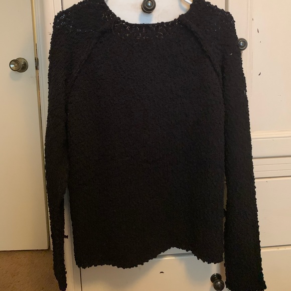 NWOT-Pink Lily- Black Popcorn Sweater - Picture 7 of 8